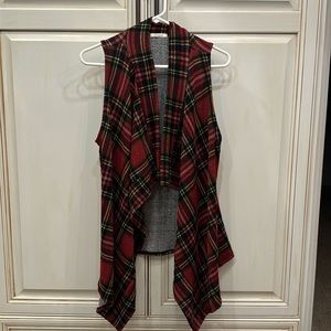 Plaid vest